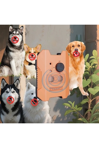 Willowhaven Soundwave Teknolojili Köpek Havlama Kontrol Cihazı Turuncu Tek Boyut 15.24 Metre Etkili Tüm Irklar Çoklu Mod İçin Dış Mekan Uygun