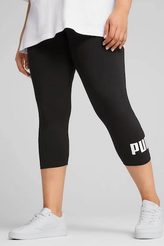 Puma Ess No. 1 Logo 3/4 Leggings Siyah Kadın Tayt 682430-01 Siyah