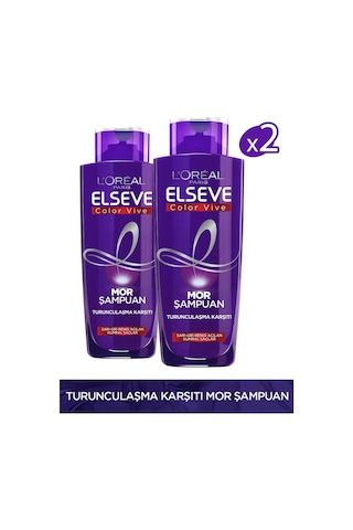 Elseve Mor Şampuan 2 x 200 ML