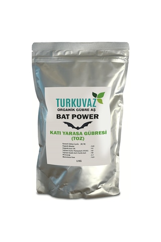1 KG. Turkuvaz Organik Toz Yarasa Gübresi (Yüksek Fosfor)