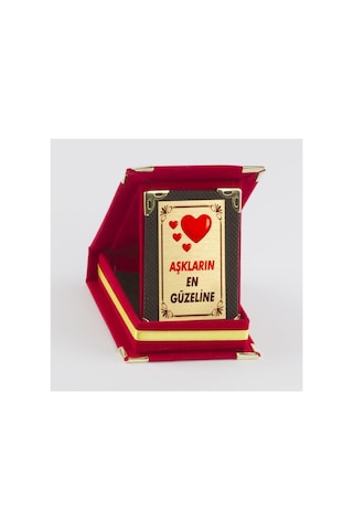 Aşkların - 283 - En - Csmo-tex - Güzeline Plaketi-kırmızı Çok Renkli