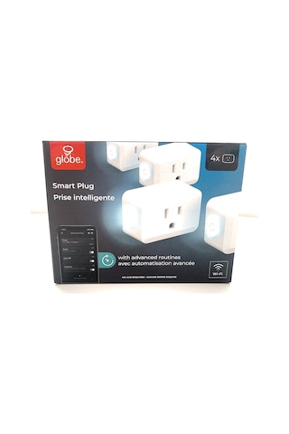 Elektrikli Wi-fi Akıllı Priz, Hub Gerektirmez, Sesle Etkinleştirilir, 4 Topraklanmış Priz, 4'lü Paket, 15a 50207