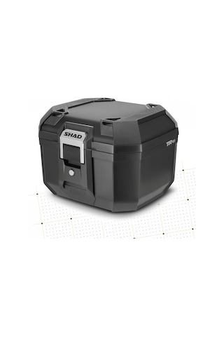 Motosiklet Arka Çanta Shad Terra Alüminyum Motor Tur Çantası Siyah 41 Lt Siyah