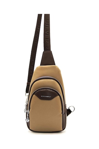 Silver Polo İki Bölmeli Kadın Vücut Çantası 959 M105 43673 Kum Nix Kahve 43673 Kum Nix Kahve Çok Renkli