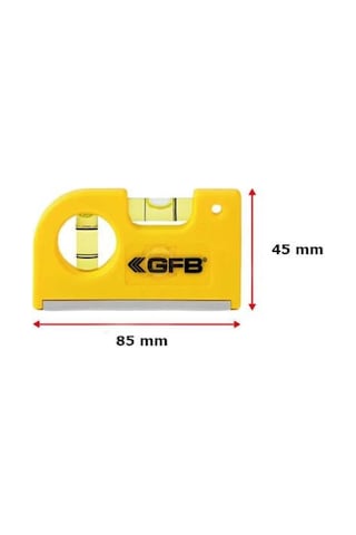 Mıknatıslı Mini Cep Tipi Su Terazisi 8.5 Cm