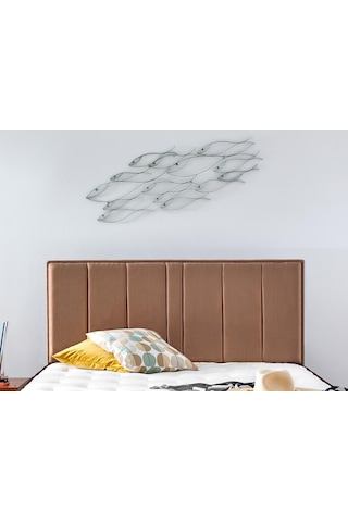Nironyatak Niron Comfort Başlık 120 Cm Tek Kişilik Yatak Başlığı Sütlü Kahve
