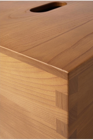 Cassina Cabanon Kestane Tabure Le Corbusier Üst Segment Tasarımı Kahverengi