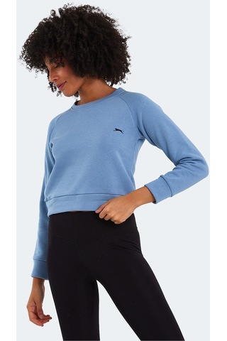 Slazenger KAITO IN Kadın Sweatshirt Mavi