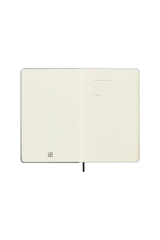 Moleskine Çizgili Siyah Defter L Boy Sert Kapak