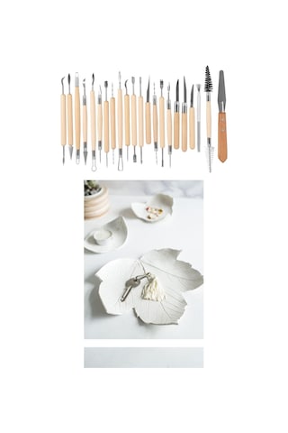 30 PARÇA HEYKEL ÇÖMLEK SERAMİK KİL YAPIM & MODELLEME SETİ