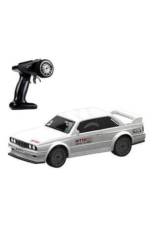 Rtd Retro Beyaz Uzaktan Kumandalı Spor Araba 2.4 Ghz 1:43 Ölçekli