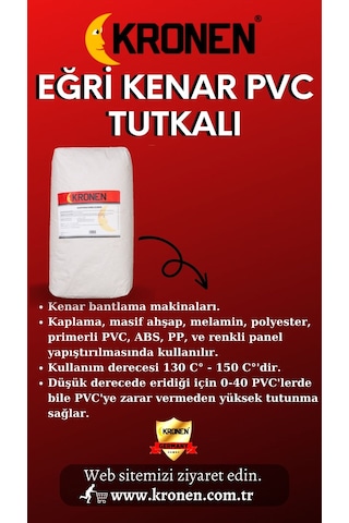 Kronen Eğri Kenar Boncuk Tutkal 25 KG
