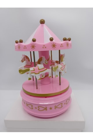 PEMBE ATLI KARINCA MÜZİK KUTUSU