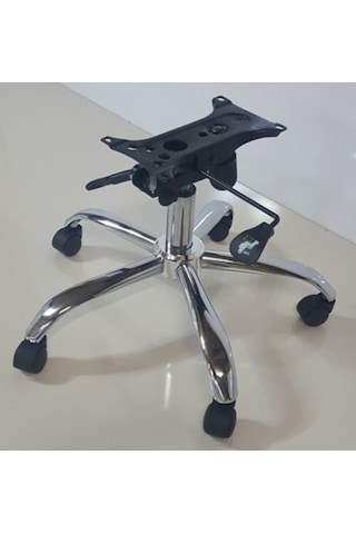 Kamusalmarket Yıldız Ayak+Teker+Krom Piston Ve Çift Kollu Mekanizma