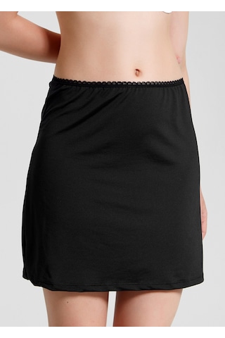 Suwen Kısa Jupon Sw0029616a012 Siyah