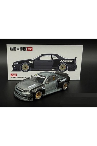 Mini Gt Kaido House Chase Nissan Skyline Gt-r R34 Kaido Works Greddy V2 222 2026