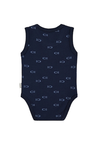 Civil Baby Balık Empirme 3-36 Ay Çıtçıtlı Badi - Lacivert