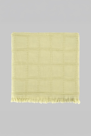 Sarev Vesemir Sarı %100 Pamuk Throw 130x170 Cm Sarı