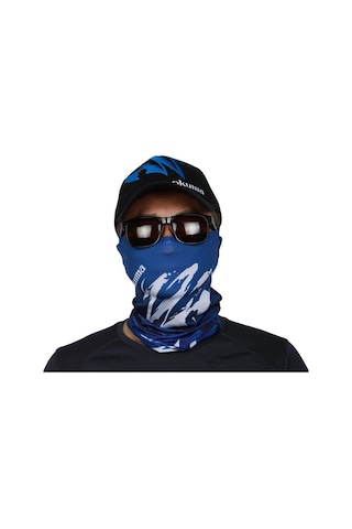 Okuma Blue Motif Sun Shield Çok Renkli