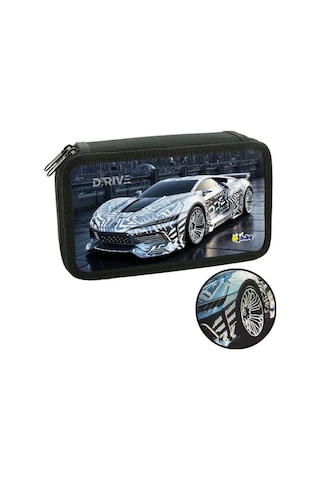 Oniks 1'den 4'e Sınıflar Arası İlkokul Öğrencileri İçin Okul Kalemliği, 2 Bölmeli 450235356 Siyah