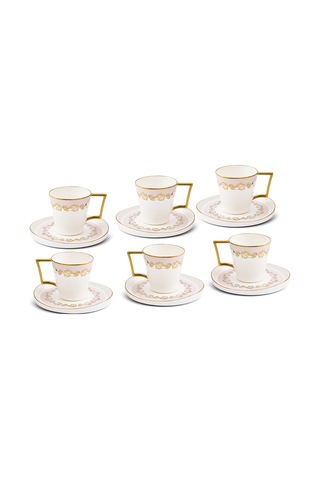 Aryıldız Celestia 12 Parça 6 Kişilik Kahve Fincan Takımı 90 Ml Çok Renkli