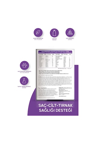 Vitabiotics Perfectil Skin Hair Nails Cilt Saç Tırnak 30 Tablet