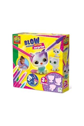 Ses Creative Boya Üfleme Kalemi - 3xkedicik Sürprizi