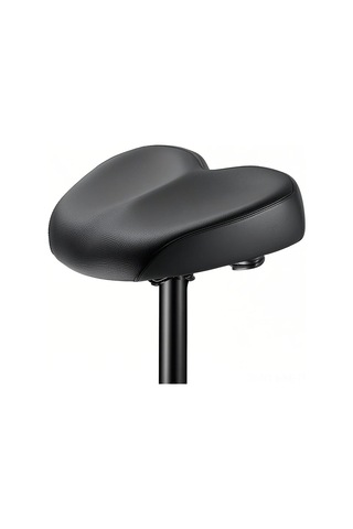 Yifomall Sürekli Konforlu Bisiklet Jantı - Genişletilmiş Burunsuz Tasarım, Tüm Modeller İçin Uygun, Darbe Emici Sünger Ve Pu Deri, Siyah Siyah