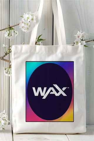 Art Hediye Wax Baskılı Bez Çanta Omuz Çantası Kişiye Özel Desen 1 Çok Renkli