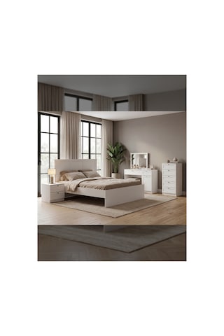 Terra Makyaj Masası 120 X 97 X 41 Cm - Modern Tasarım Beyaz