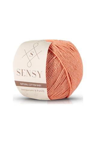 Premium Amigurumi Ipi Punch Panç Baby Soft Cotton 50 Gr Örgü Ip Açık Somon