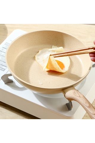 Hfambition Yüksek Kaliteli 20cm Mısır Taşı Tava, Kolay Kullanım Ve Uzun Ömürlü, Tek Kişilik Mükemmel Seçim Çok Renkli