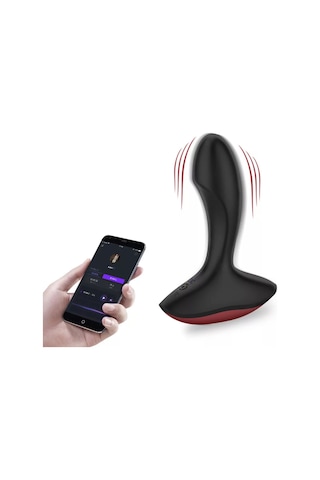 Carmine Magic Motion Solstice Akıllı Telefon Uyumlu Anal Vibratör Siyah