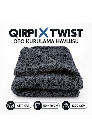 Dncclean Qirpi X Twist Oto Kurulama Havlusu 50 70 1200 Gsm