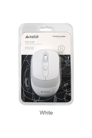A4 Tech Fg10 Beyaz Nano Kablosuz Optik 2000 Dpı Mouse Diğer