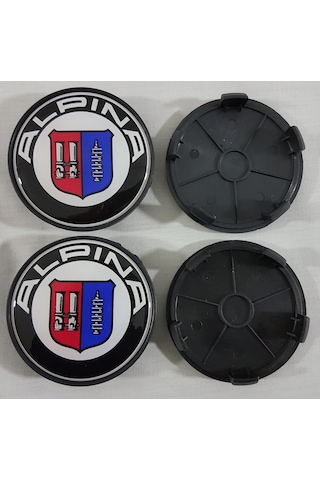 Alpina Jant Göbeği 68mm 4 Adet , Alpina Bmw Jant Kapağı