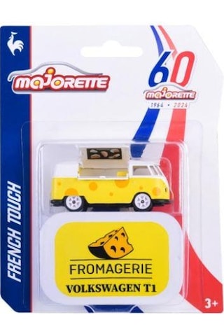 Majorette French Touch Fromagerie Volkswagen T1 Model Araba