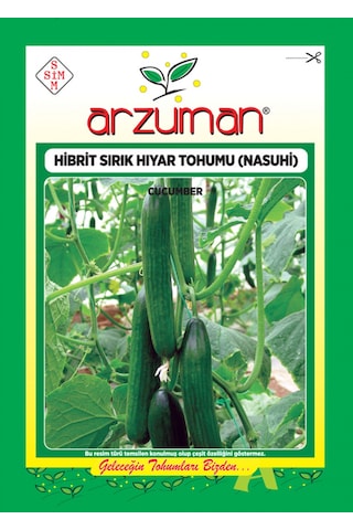 Arzuman Hibrit Sırık Nasuhi Hıyar Salatalık Tohumu 10 Adet Arzuman Hibrit Sırık Nasuhi Hıyar Salatalık Tohumu 10 Adet