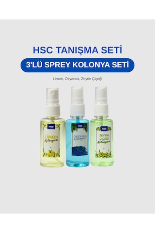 3'lü Kolonya Seti - 50cc Sprey Ferahlatıcı Taşınabilir Kolonya Seti 3'lü Kolonya Seti - 50cc Sprey Ferahlatıcı Taşınabilir Kolonya Seti