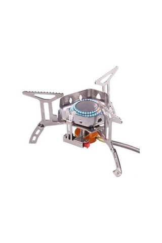 Pazly Rüzgara Dayanıklı Kamp Ocağı: Taşınabilir Ve Pratik Yemek Pişirme Çözümü, Gümüş Renk Gümüş