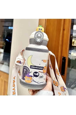 Pazly Paslanmaz Çelik Çocuk Termosu Bardak Beyaz - Çocuklar İçin Sağlıklı Beyaz