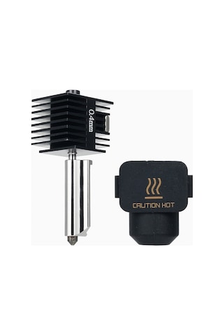 Flybuy Bambu Lab A1/a1mini Uyumlu Isı Sonu Seti, 0.4mm Sert Çelik Uç, 3d Yazıcı Ekstruder Değişim Parçası, Yüksek Sıcaklık