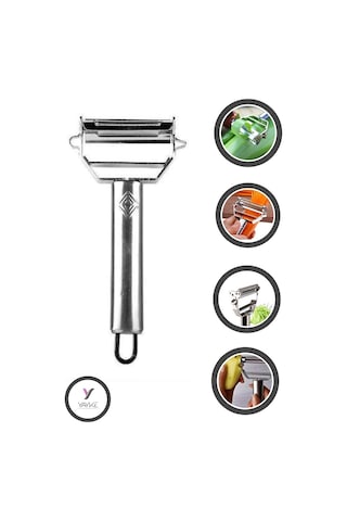 Yayke Paslanmaz Çelik Jülyen Soyacak Pratik Sebze Soyucu