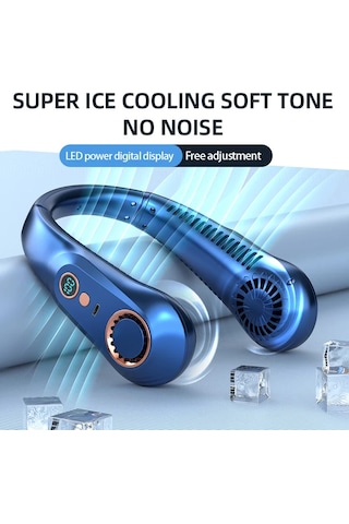 Ambition 3000mah Boyun Fanı Taşınabilir Bıçaksız Mini Usb Şarj