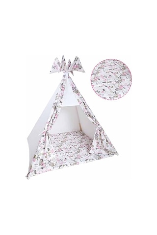 Kiddy's Teepee Mat - Çiçekli