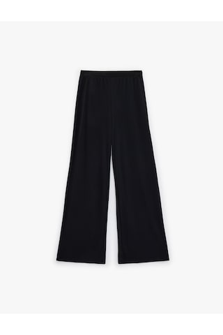 Koton Beli Lastikli Modal Karışımlı Bol Paça Pijama Altı Siyah 6slk40052mk Siyah