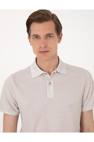 Pierre Cardin Erkek Bej Tişört 50306060-vr011 Bej