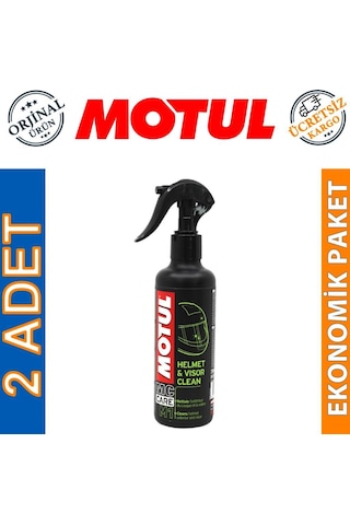 Motul M1 Kask ve Vizör Temizleme Sprey 250 Ml Helmet&Visor 2 Ade