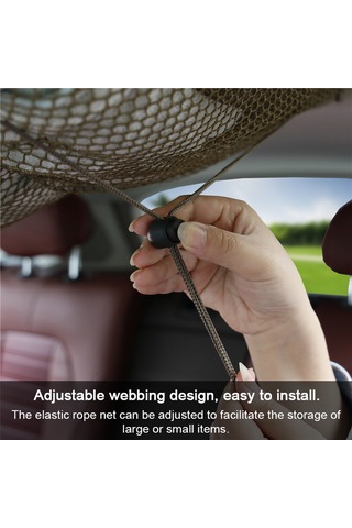 Reedark Araba Tavanı İçin 90x65cm Kaki Polyester Ağızlı Çantı - Seyahat Eşyaları, Oyuncaklar İçin Organizasyon Çantası Haki