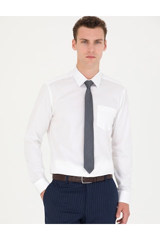 Pierre Cardin Erkek Beyaz Basic Gömlek 50277146-vr013 Beyaz